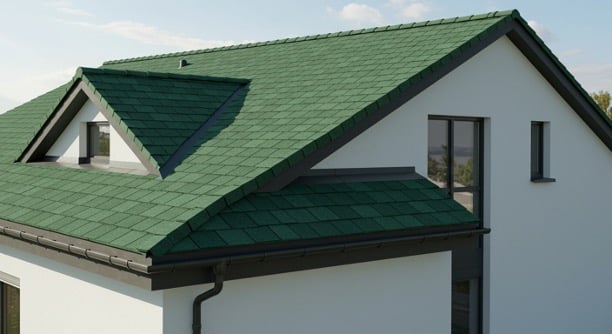 Teja-shingle-verde-envolventes-innova-cladding-colombia